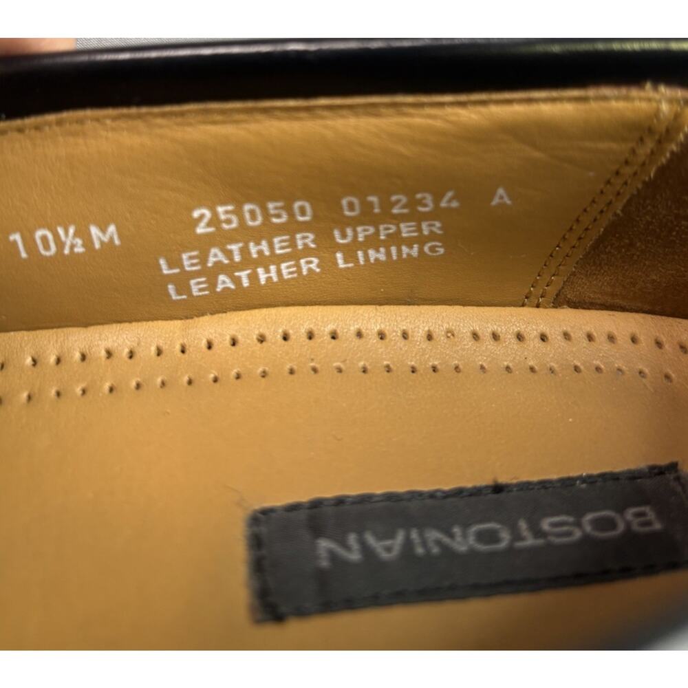 Bostonian Men’s Black Tasseled Leather Loafer 25050 Size 10.5 M - Picture 4 of 7